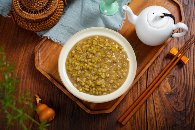 美味家常菜小绿豆稀饭