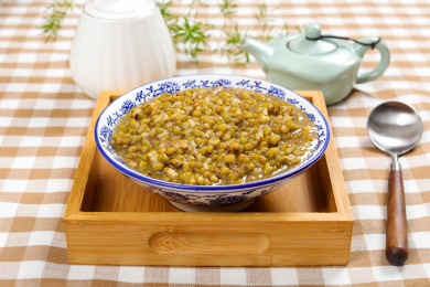 特色粥类美食小吃绿豆汤