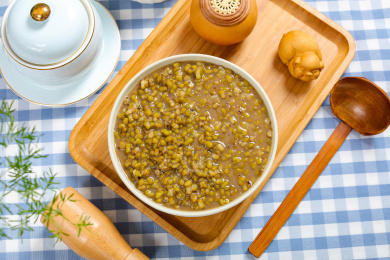 特色粥类美食小吃绿豆汤
