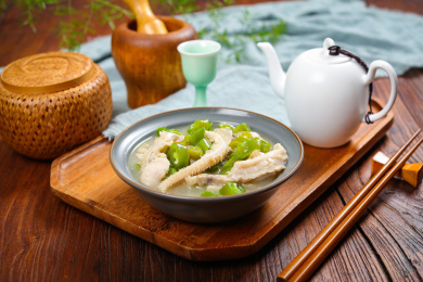 营养美味汤菜美食青椒牛杂牛肚汤