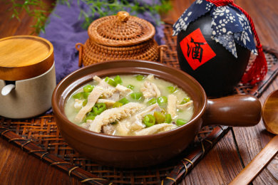 美味特色菜青椒牛肚汤