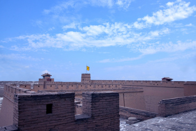 甘肃明长城嘉峪关城头
