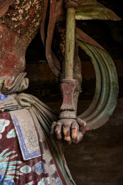 中国天津蓟州独乐寺辽代彩塑哼哈二将