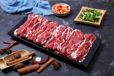 火锅食材黄牛肉片