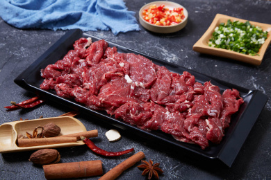 火锅食材黄牛肉片
