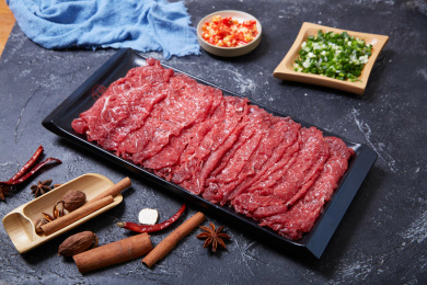 火锅食材黄牛肉片