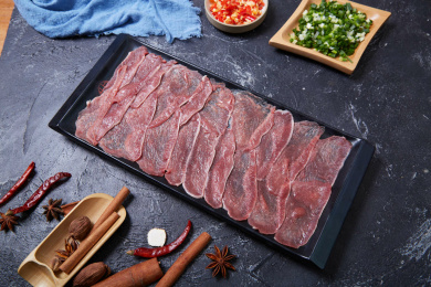 火锅食材黄牛肉片