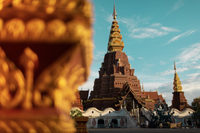 西双版纳景洪大金塔告庄西双景