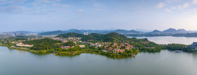 浙江省杭州市临安青山湖晨曦