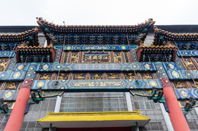 中国南京云锦博物馆大门古建筑