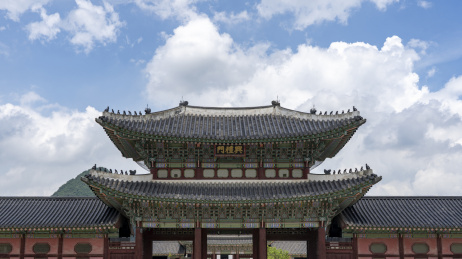 韩国首尔景福宫传统建筑