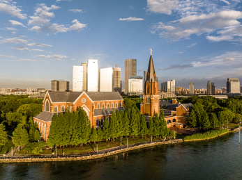 中国江苏苏州工业园区城市风光