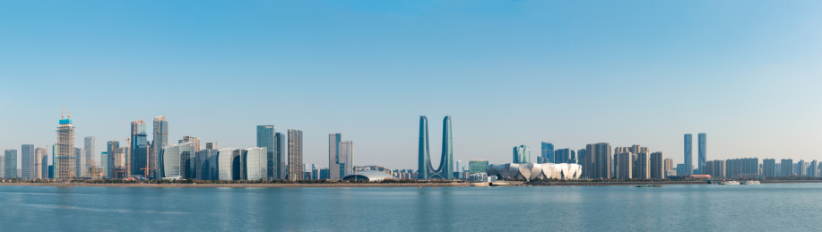 杭州钱江新城全景