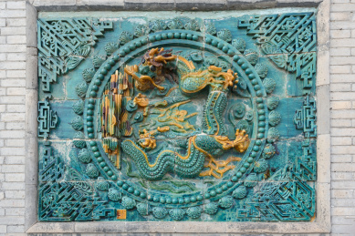 中国山西太原永祚寺浮雕