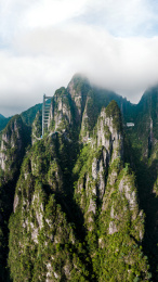 中国湖南省郴州市宜章县莽山五指峰景区