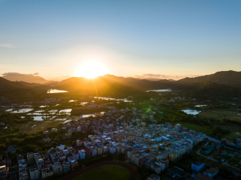 广东珠海乡村振兴绿水青山森林生态航拍