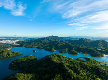 广东珠海乡村振兴绿水青山森林生态航拍