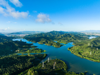 广东珠海乡村振兴绿水青山森林生态航拍