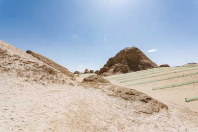 青海海西原始风蚀地貌