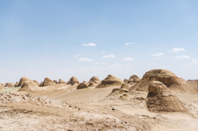 海海西大柴旦原始风蚀地貌