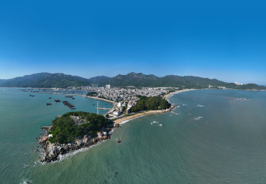 广东省汕头市南澳县宋井风景区航拍