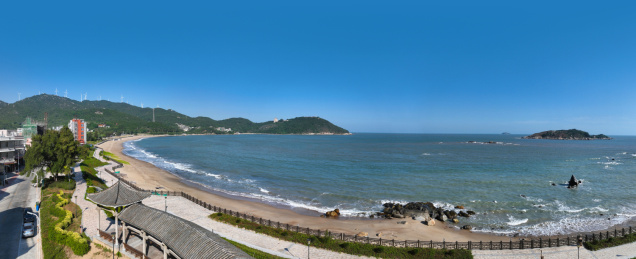 广东省汕头市南澳县宋井风景区航拍