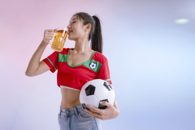 快乐的足球宝贝