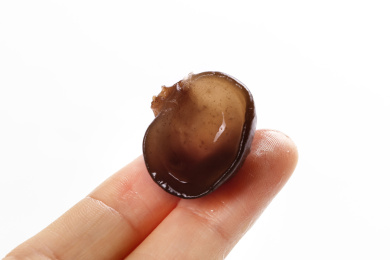 白底上的小碗耳