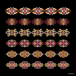 云南彝族刺绣图案