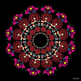 云南彝族刺绣图案