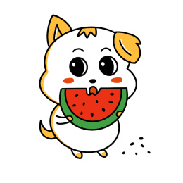 可爱宠物狗表情包之吃瓜群众看热闹