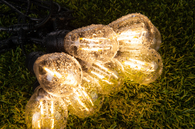 被淋水的装饰灯有防水功能