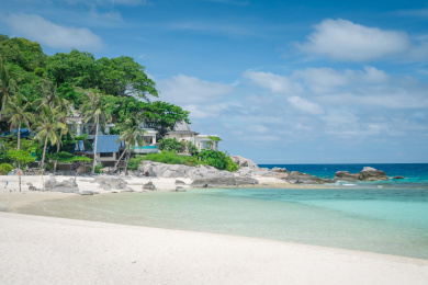 泰国南园岛Koh Nanyuan热带沙滩