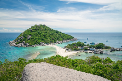 泰国南园岛Koh Nanyuan热带沙滩