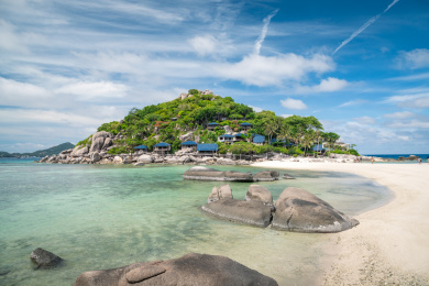 泰国南园岛Koh Nanyuan热带沙滩