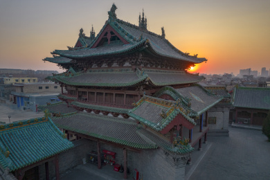 中国山西省晋中市介休市祆神楼