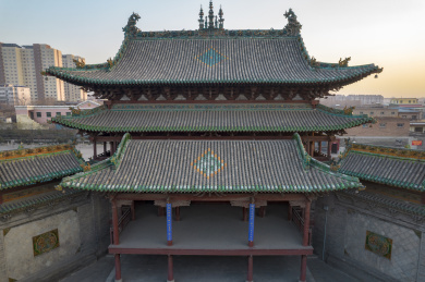中国山西省晋中市介休市祆神楼