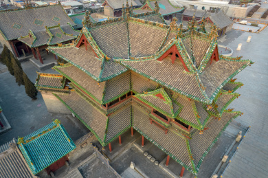 中国山西省晋中市介休市祆神楼