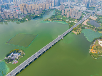 武汉动物园和墨水湖风光