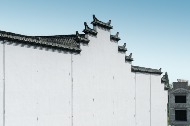 马头墙建筑背景