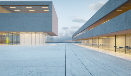 摩登极简风建筑物外观