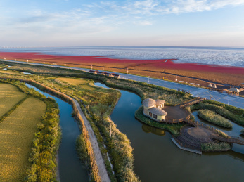 辽宁盘锦红海滩国家风景廊道
