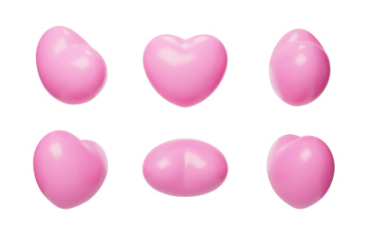 情人节七夕浪漫爱情幸福爱心3D