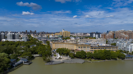 浙江嘉兴平湖城市风光航拍