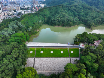 深圳市龙华大浪文化公园阳台山森林公园航拍