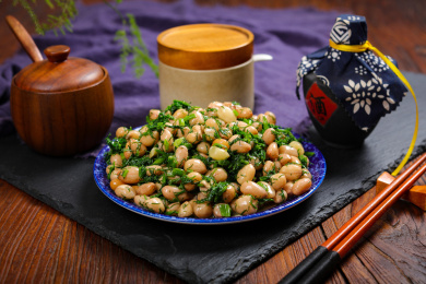 美味下酒菜小炒茴香花生米
