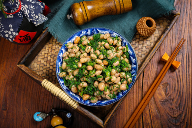美味下酒菜小炒茴香花生米