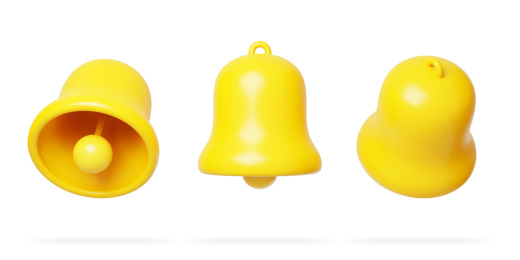 铃铛3D消息提醒通知警报活动