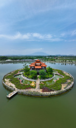 惠州市博罗县龙华镇双龙水都旅游度假区航拍