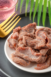 休闲食品盐津桃肉